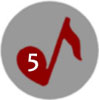 Music note icon