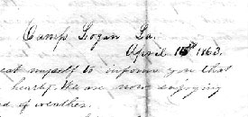 Letter dated April 15, 1860