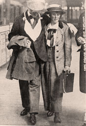 Couple walking