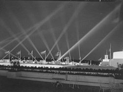 Searchlights at 1939 World Fair